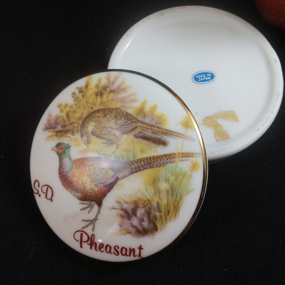 Ceramic Pheasant trinket box - Picture 5 of 5